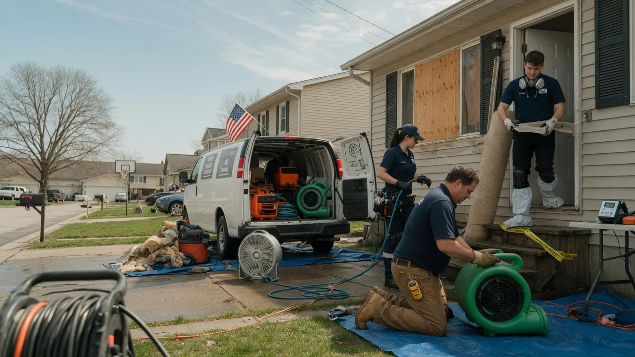 Water Damage Restoration in Dysart, IA near me